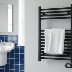 Електрическа лира за баня Comfort - 500W черна